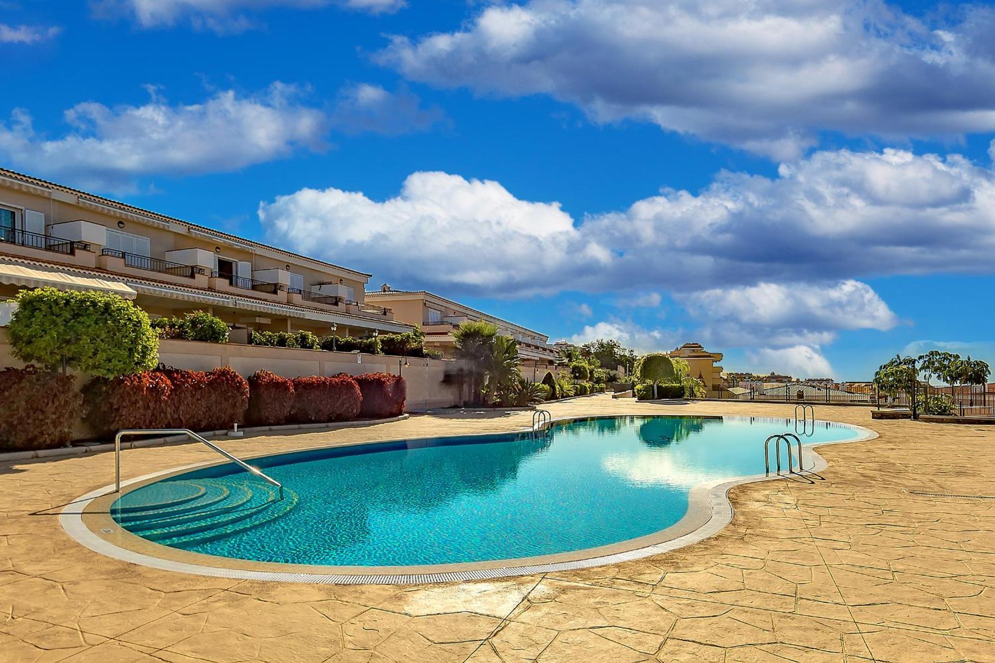 Spacious Ocean View Family Townhouse Puerto de Santiago  Exterior photo