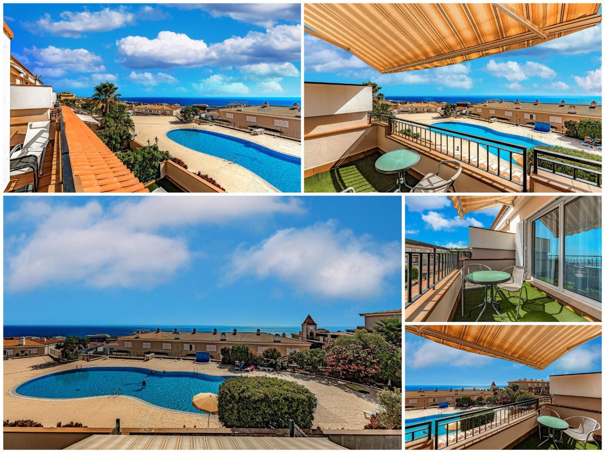 Spacious Ocean View Family Townhouse Puerto de Santiago  Exterior photo